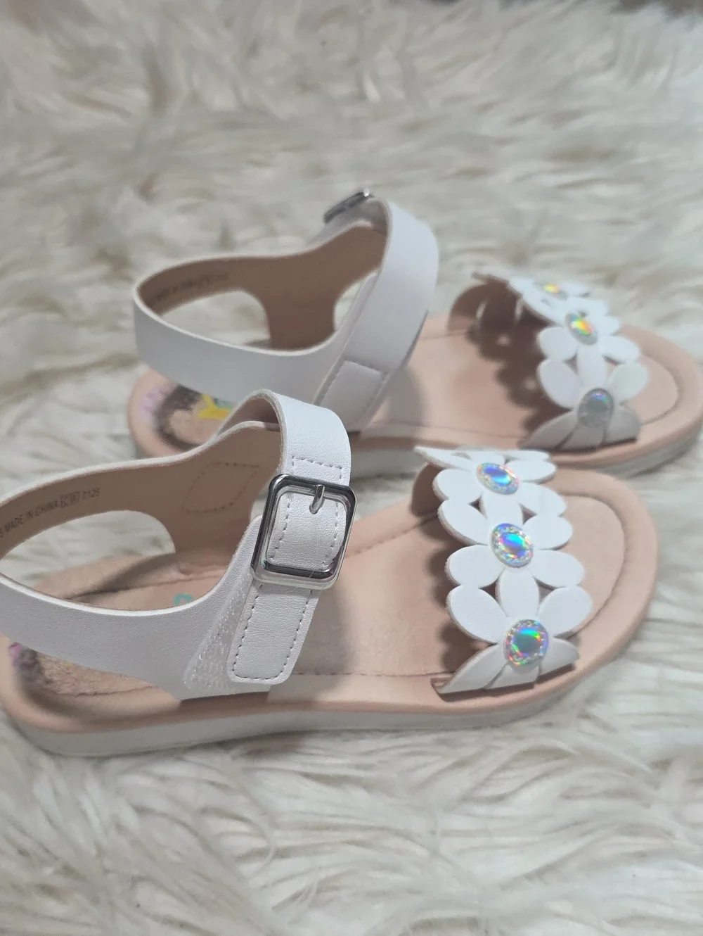 Rachel Shoes Floral Sandals- 11T
